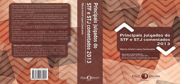 Livro: Principais julgados do STF e STJ comentados 2013