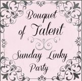 Bouquet of Talent Party Button