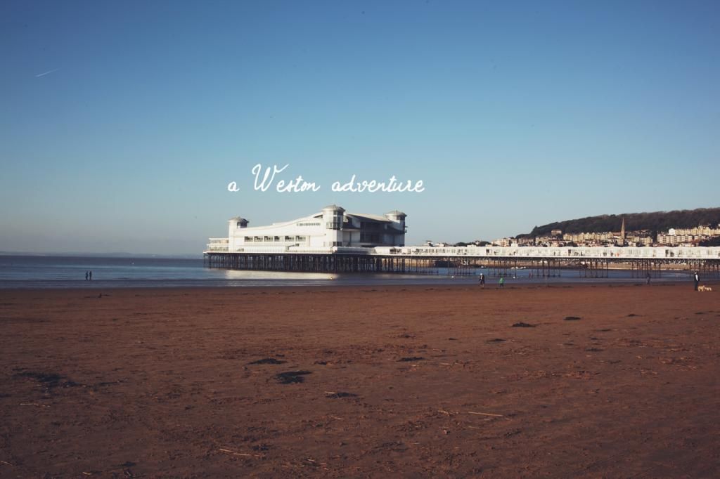 weston super mare winter beach seafront grand pier