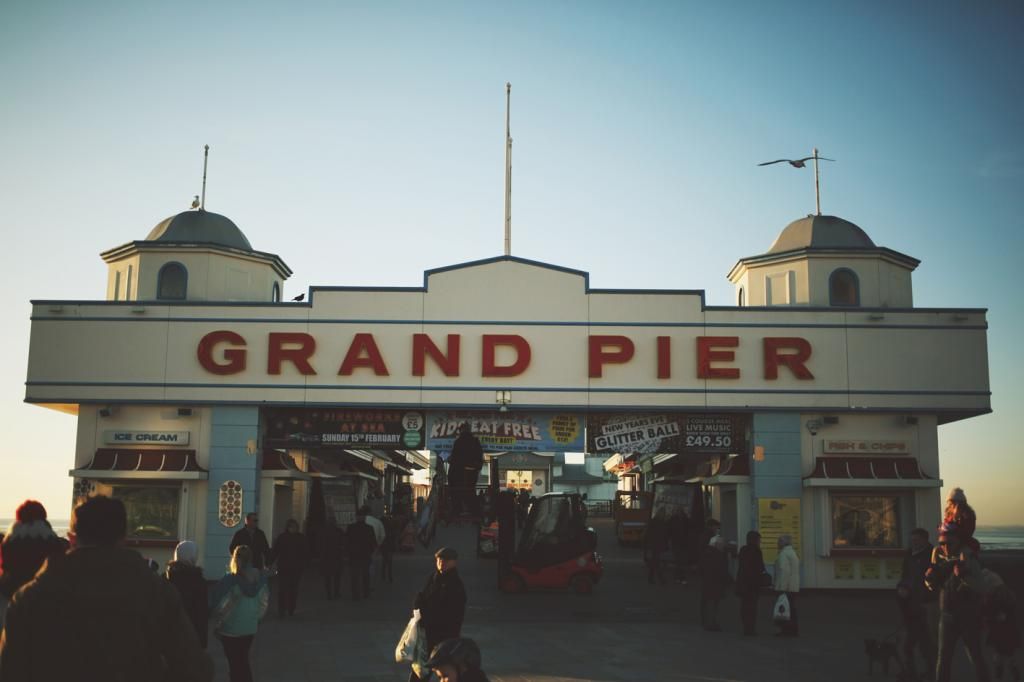 weston super mare winter beach seafront grand peir