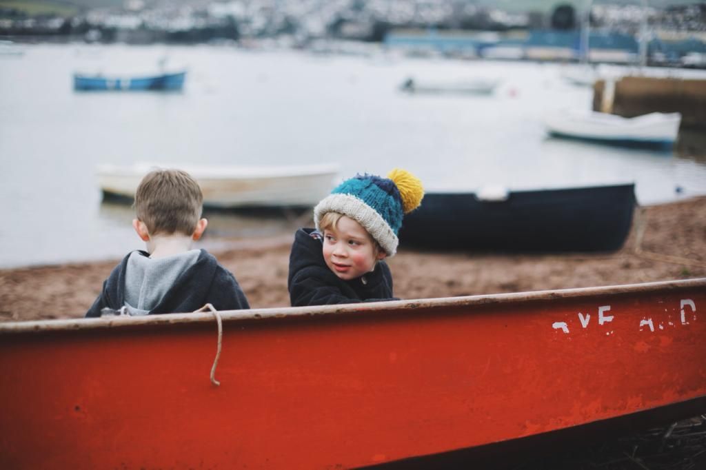 Teignmouth Devon in winter