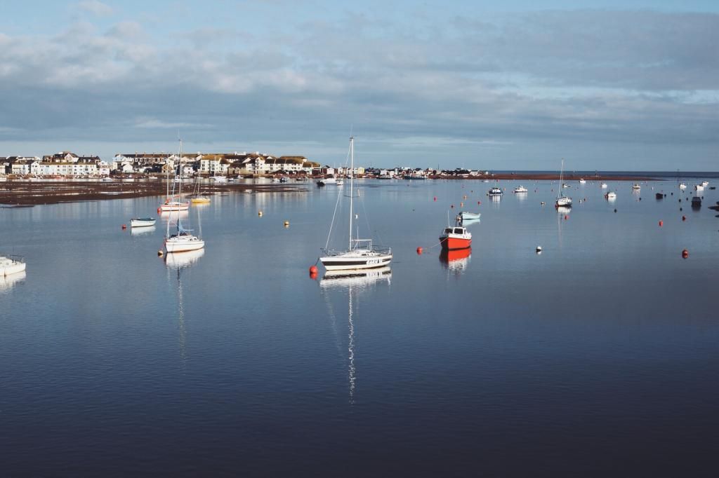 Teignmouth Devon in winter