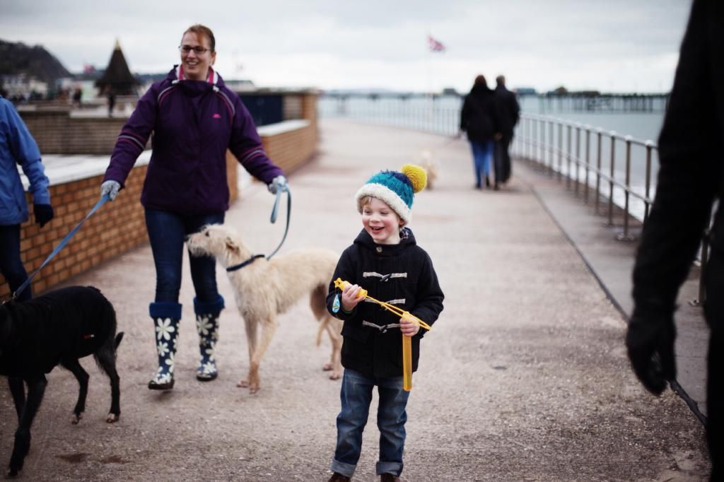 Teignmouth Devon in winter