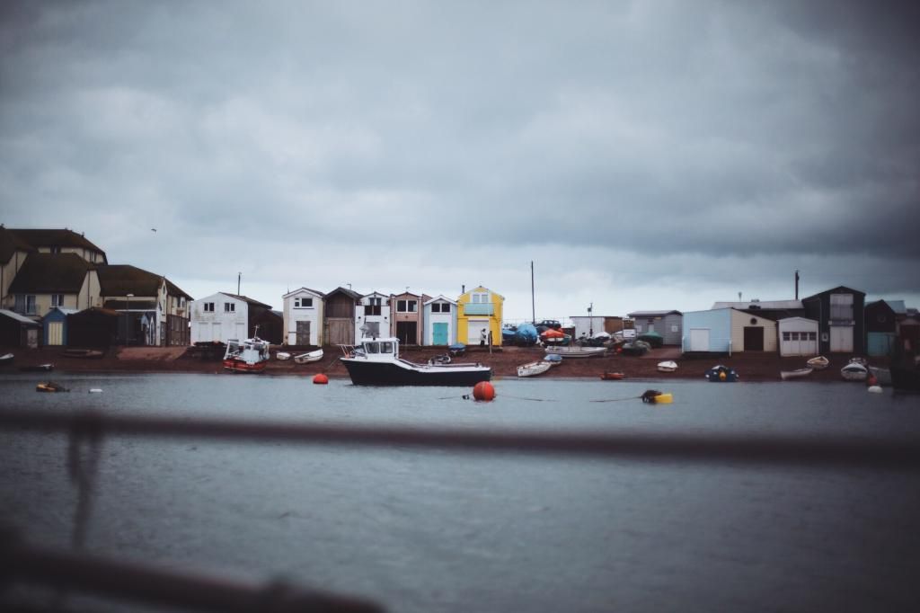 Teignmouth Devon in winter