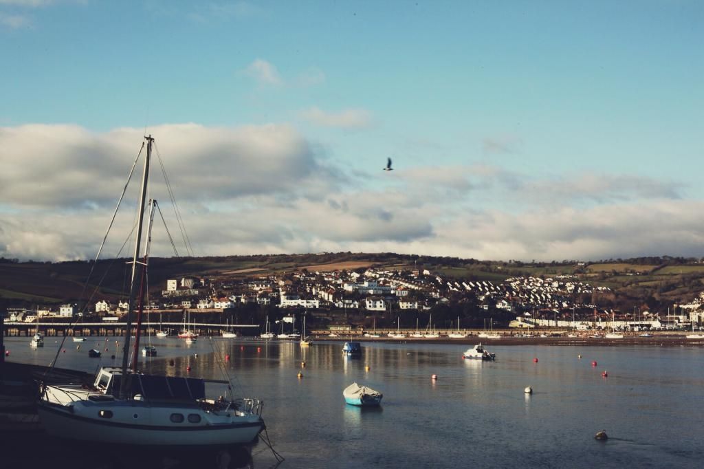 Teignmouth Devon in winter