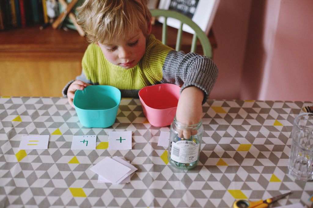 montessori at home counting and addition