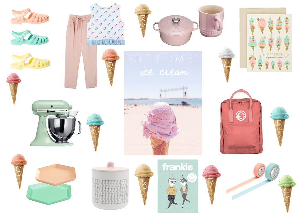 ice cream colours