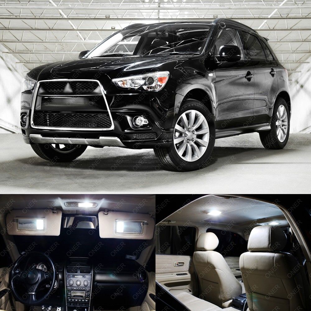 Details About 10 X Xenon White Led Lights Package Kit Mitsubishi Outlander Sport 2011 2017